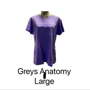 Greys Anatomy Scrub Top large